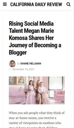 California Daily - Megan